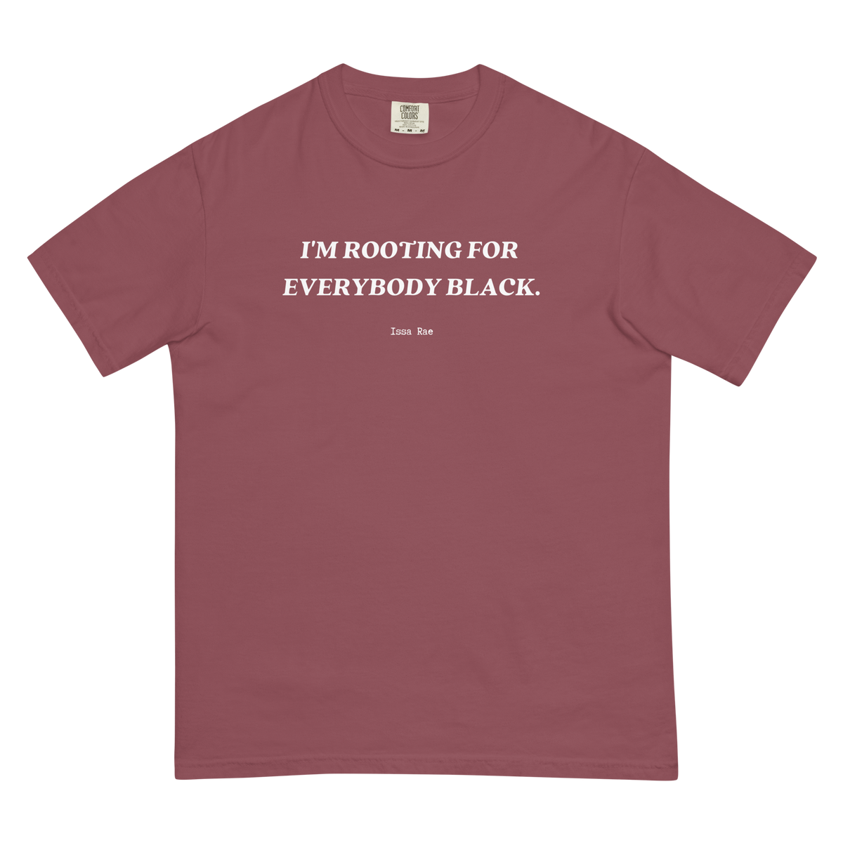 Rooting for Everybody Black Tee