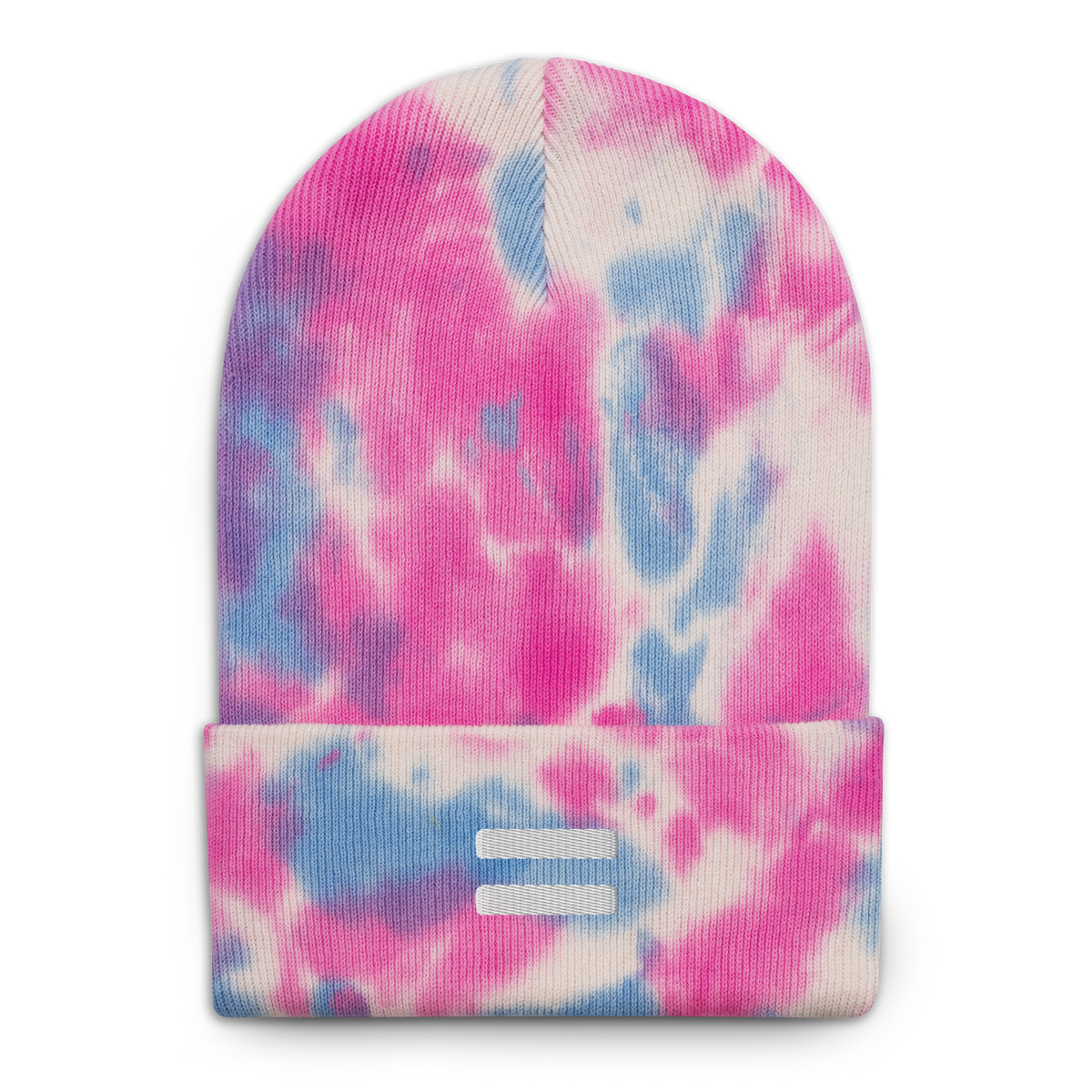 Pink + Blue Equality Beanie